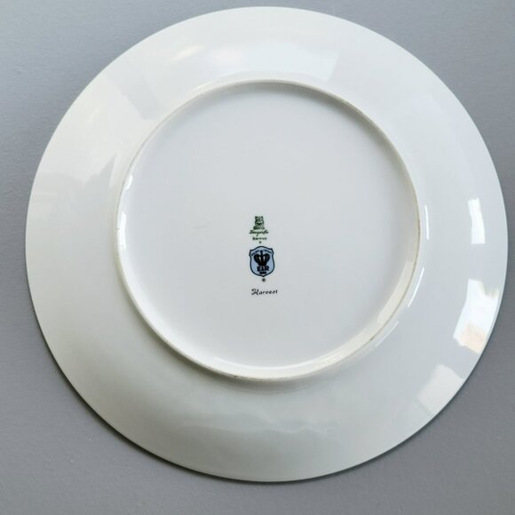 Vintage PM Jaeger & Co. Harvest Dinner Plate, Pear & Figs, Heavy Gold Trim - Picture 5 of 10